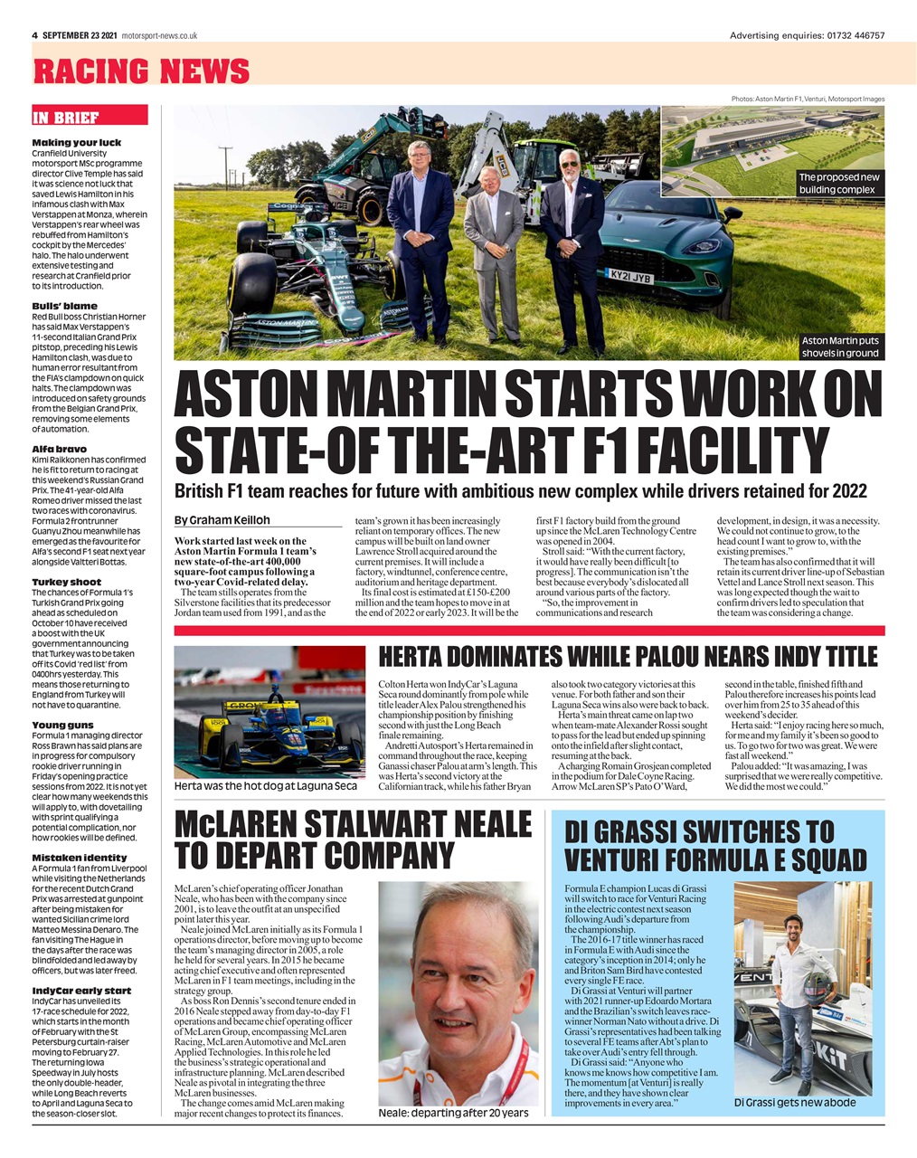 Motorsport News Preview Pages