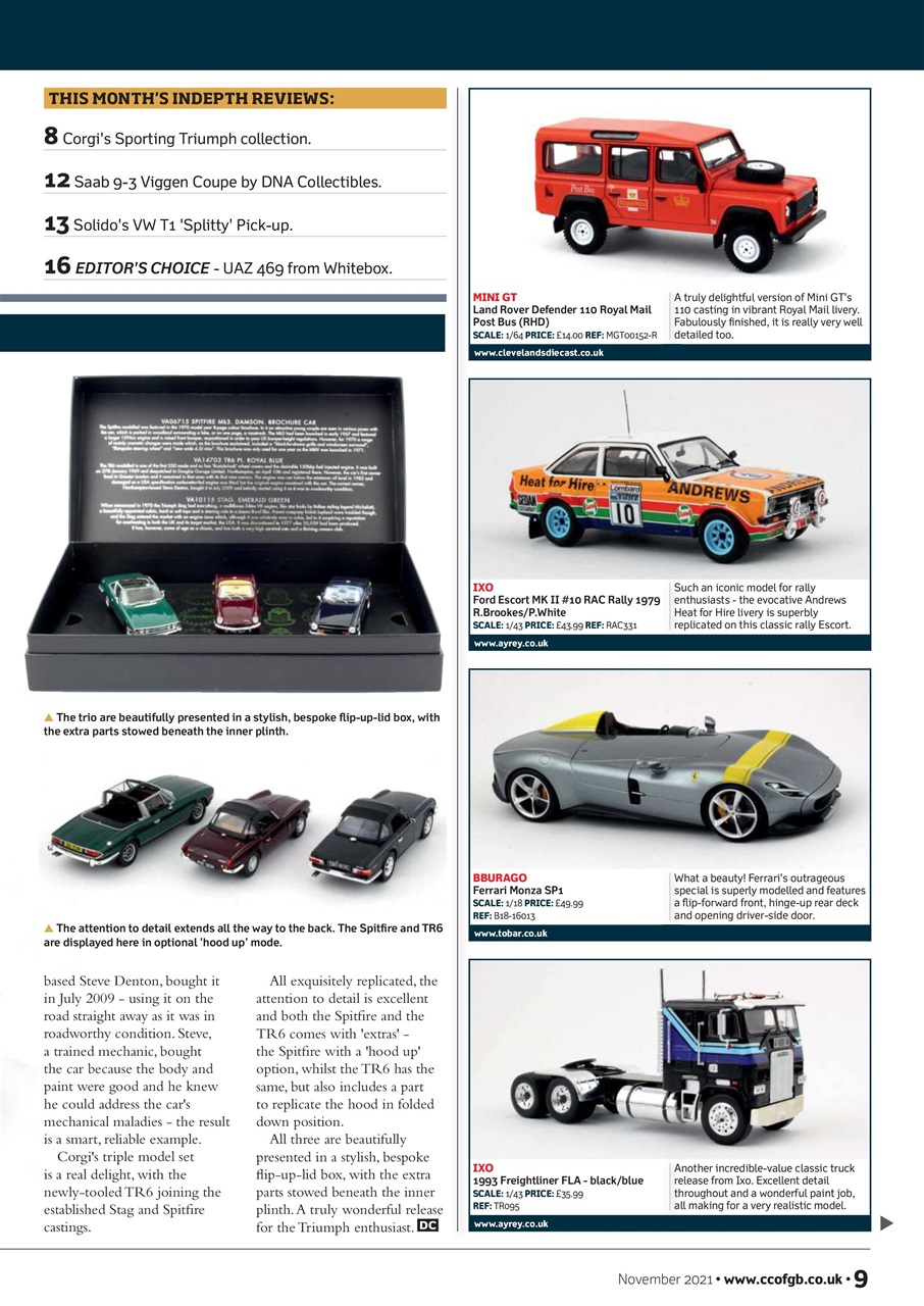 Diecast Collector Preview Pages