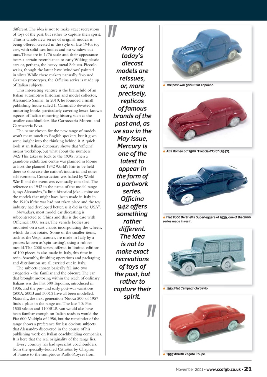Diecast Collector Preview Pages