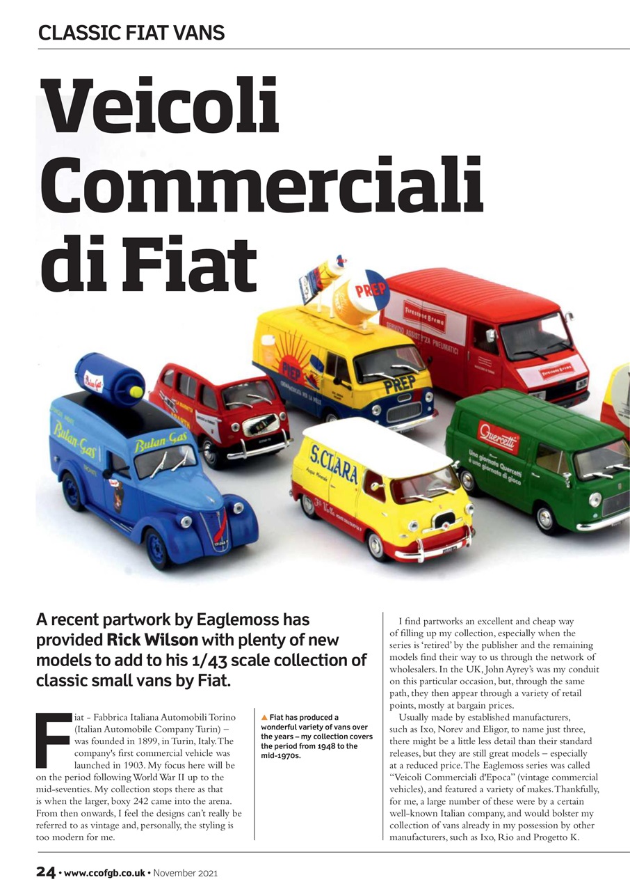 Diecast Collector Preview Pages
