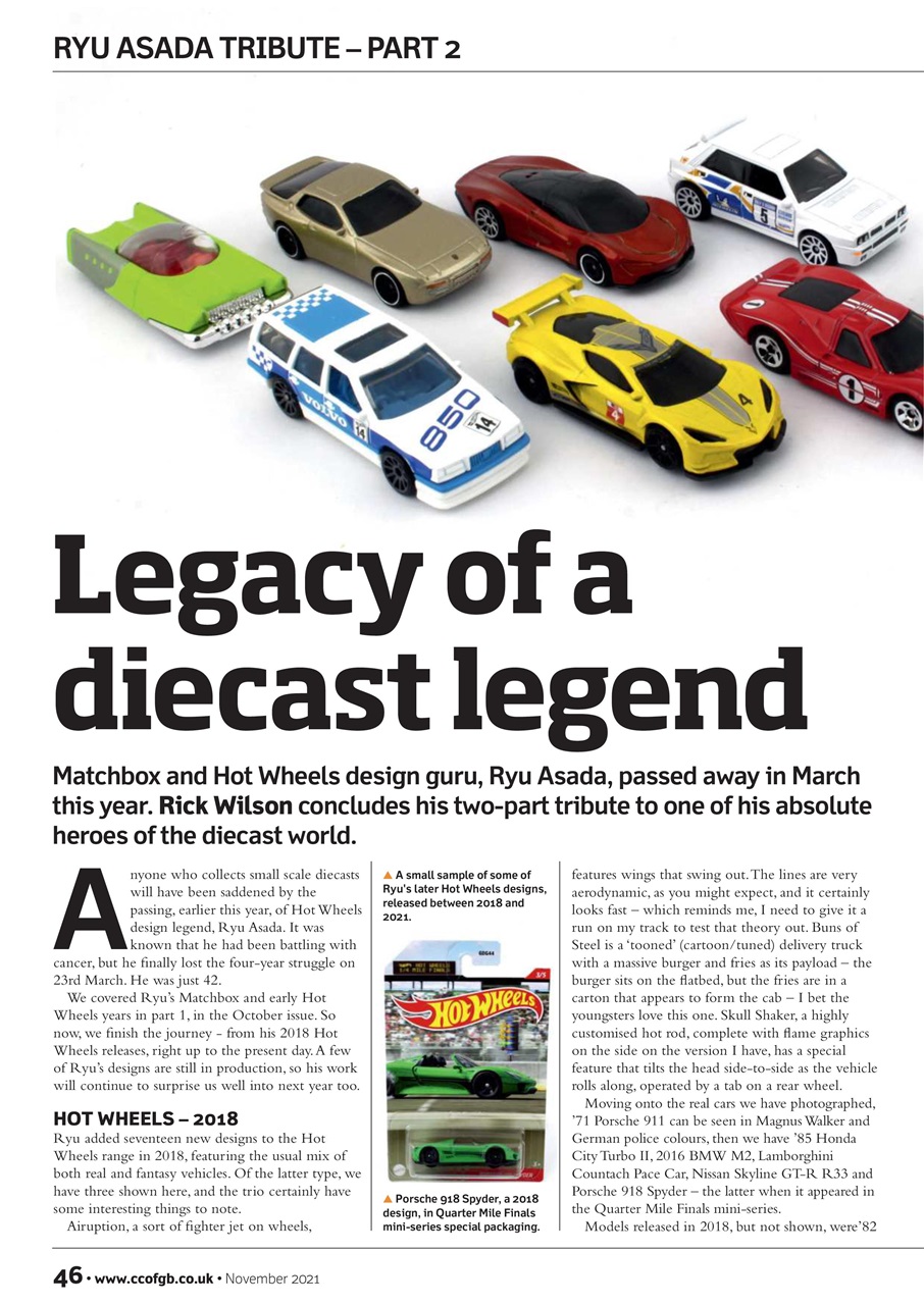 Diecast Collector Preview Pages