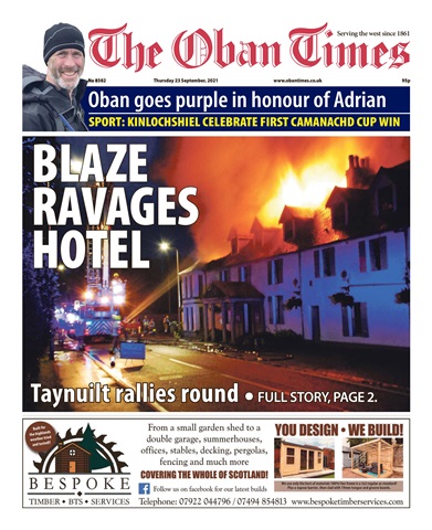 The Oban Times & Lochaber Times issue 23rd September 2021