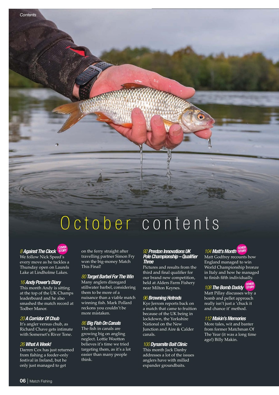 Match Fishing Preview Pages