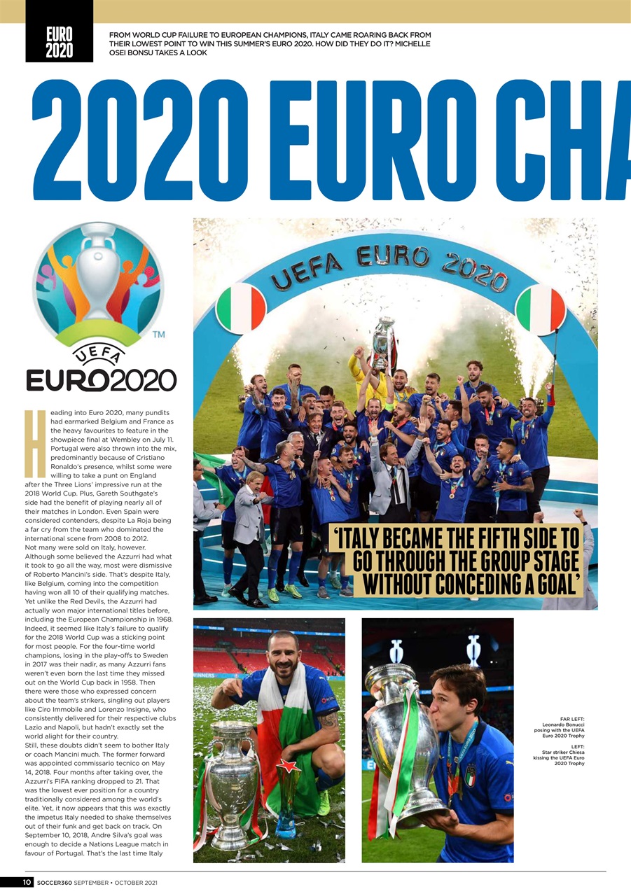 Soccer 360 Preview Pages