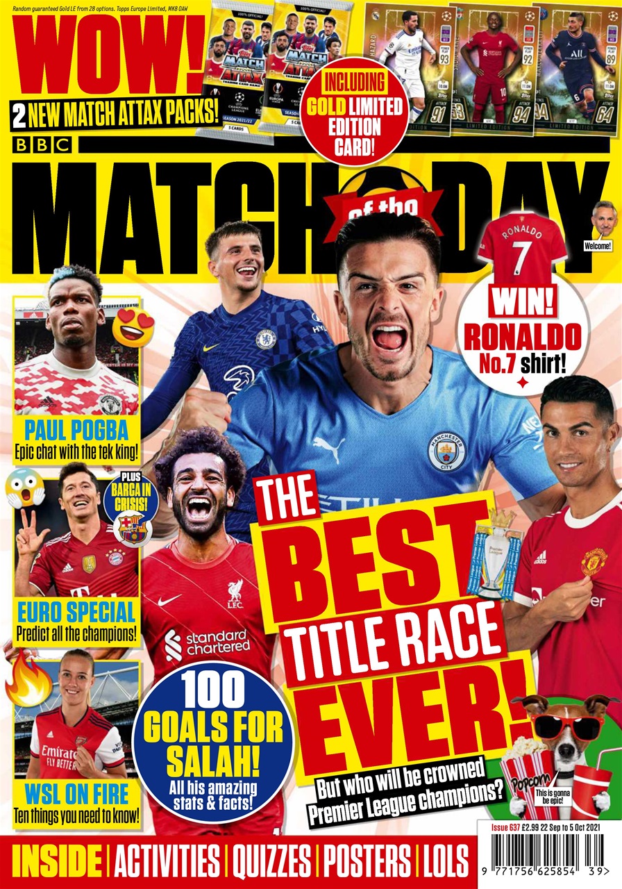 Match of the Day Preview Pages