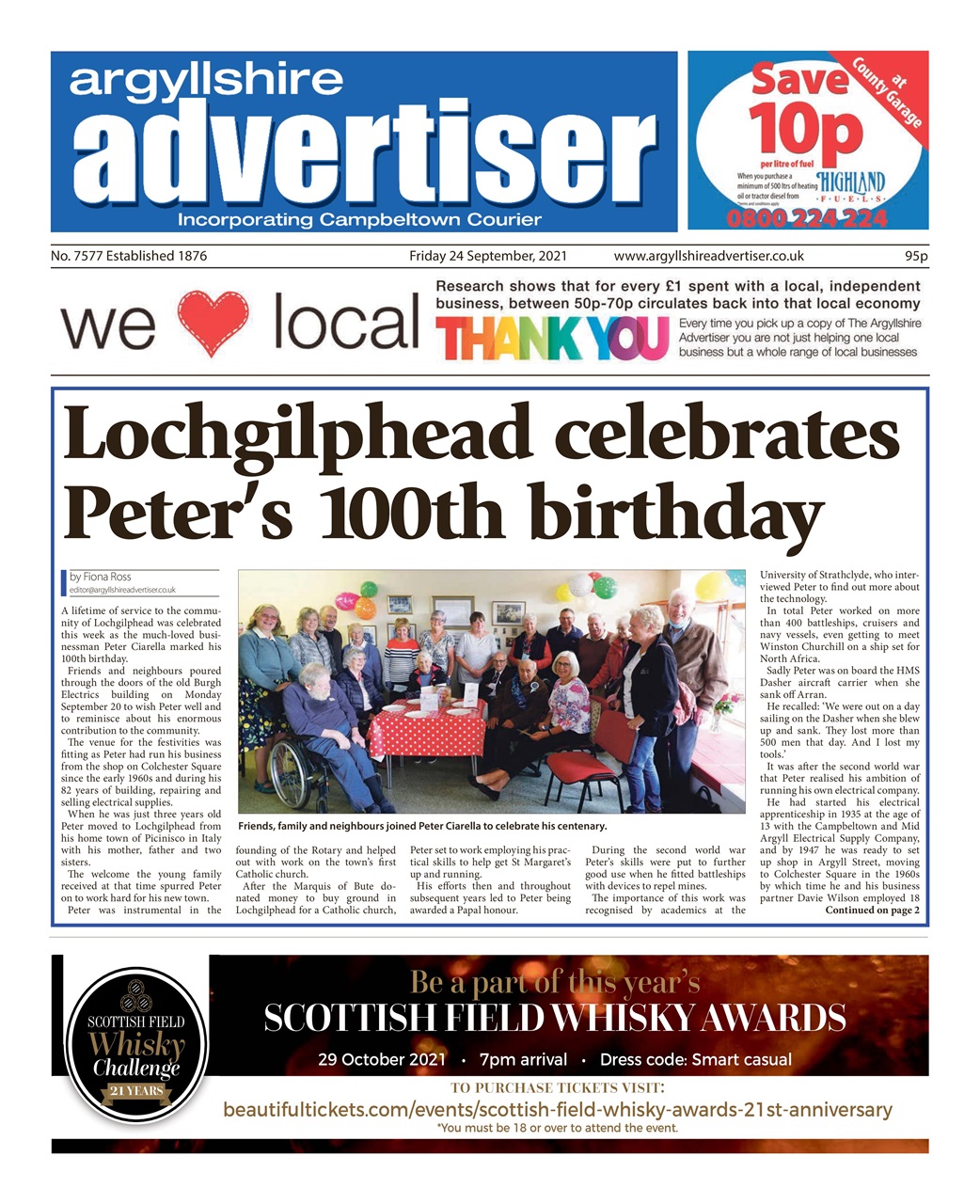 Argyllshire Advertiser Preview Pages