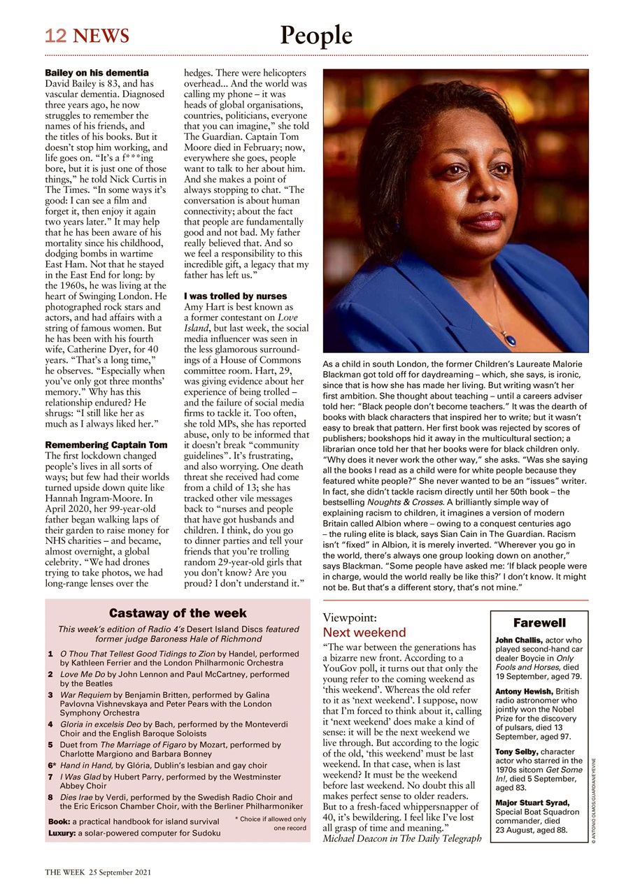 The Week Preview Pages