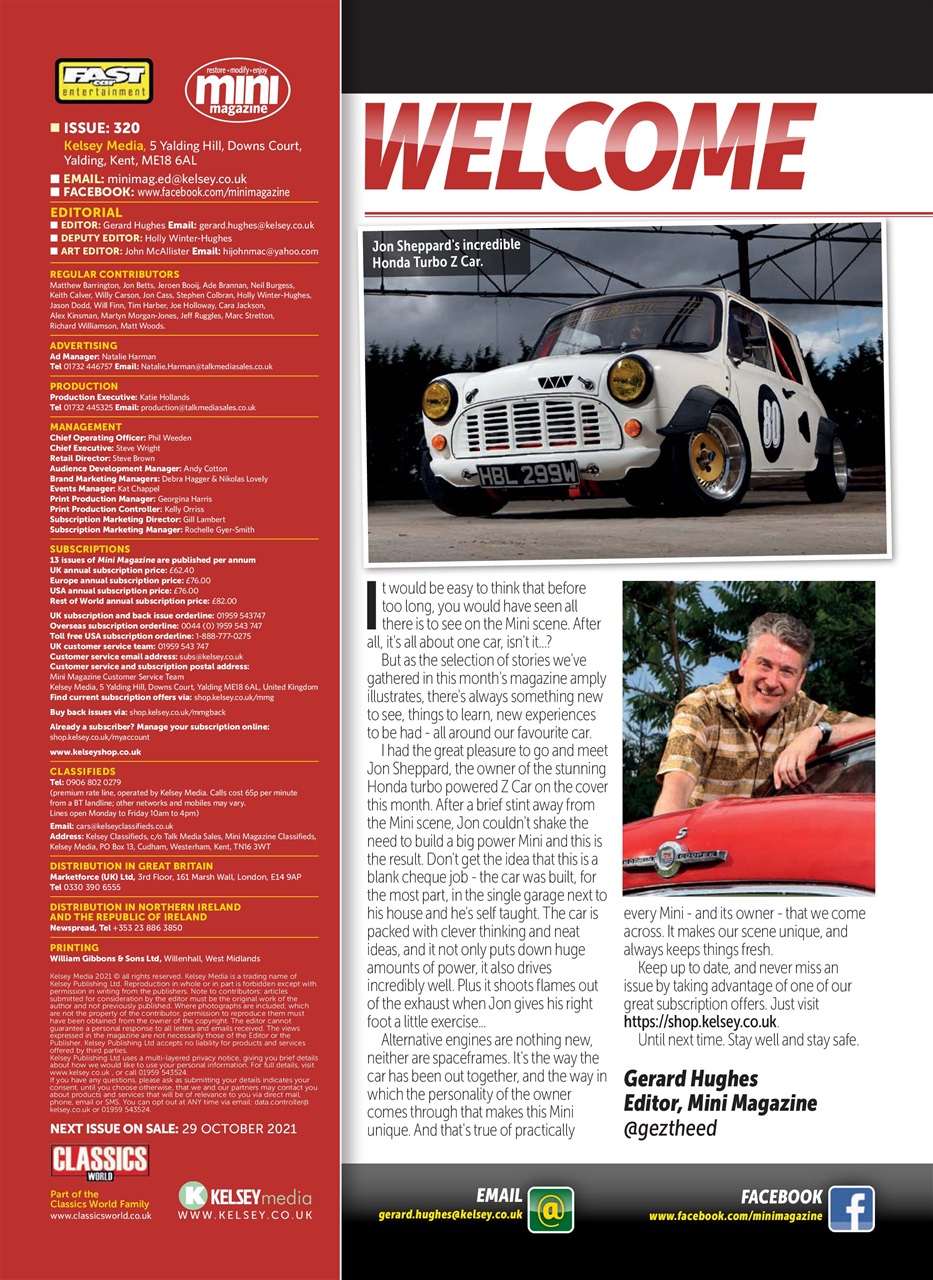 Mini Magazine Preview Pages