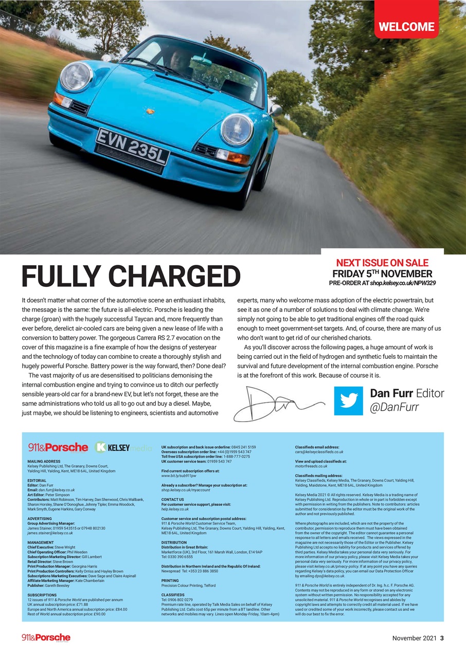 911 & Porsche World Preview Pages