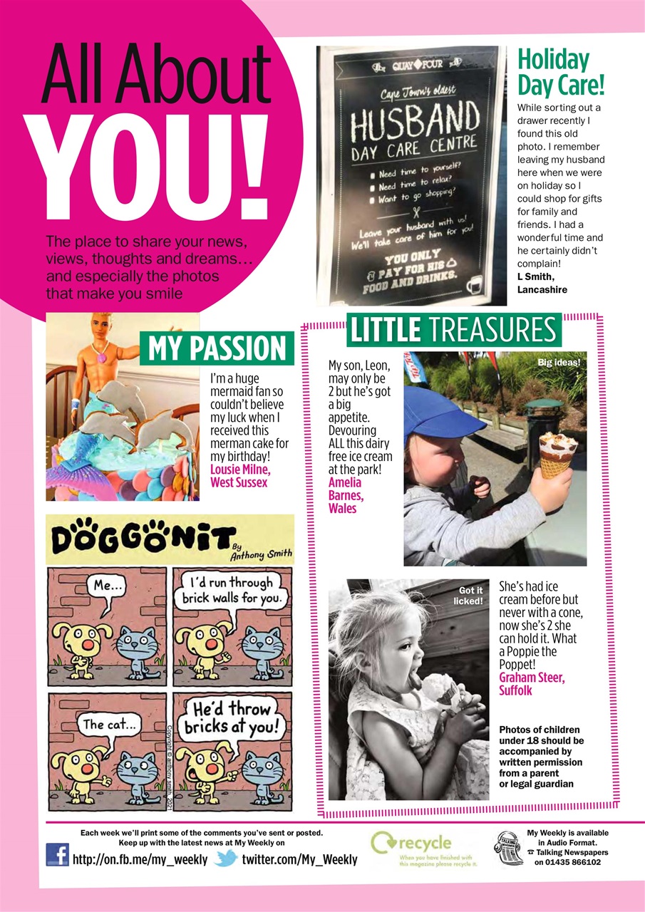 My Weekly Preview Pages