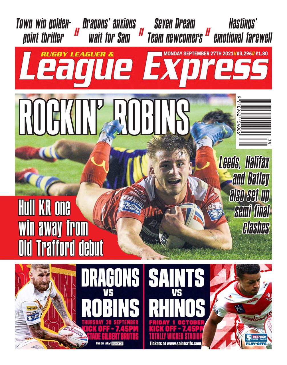 League Express Preview Pages