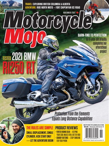 Motorcycle Mojo issue November 2021
