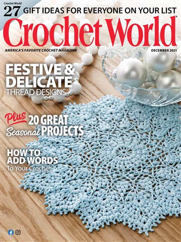 Crochet World issue December 2021