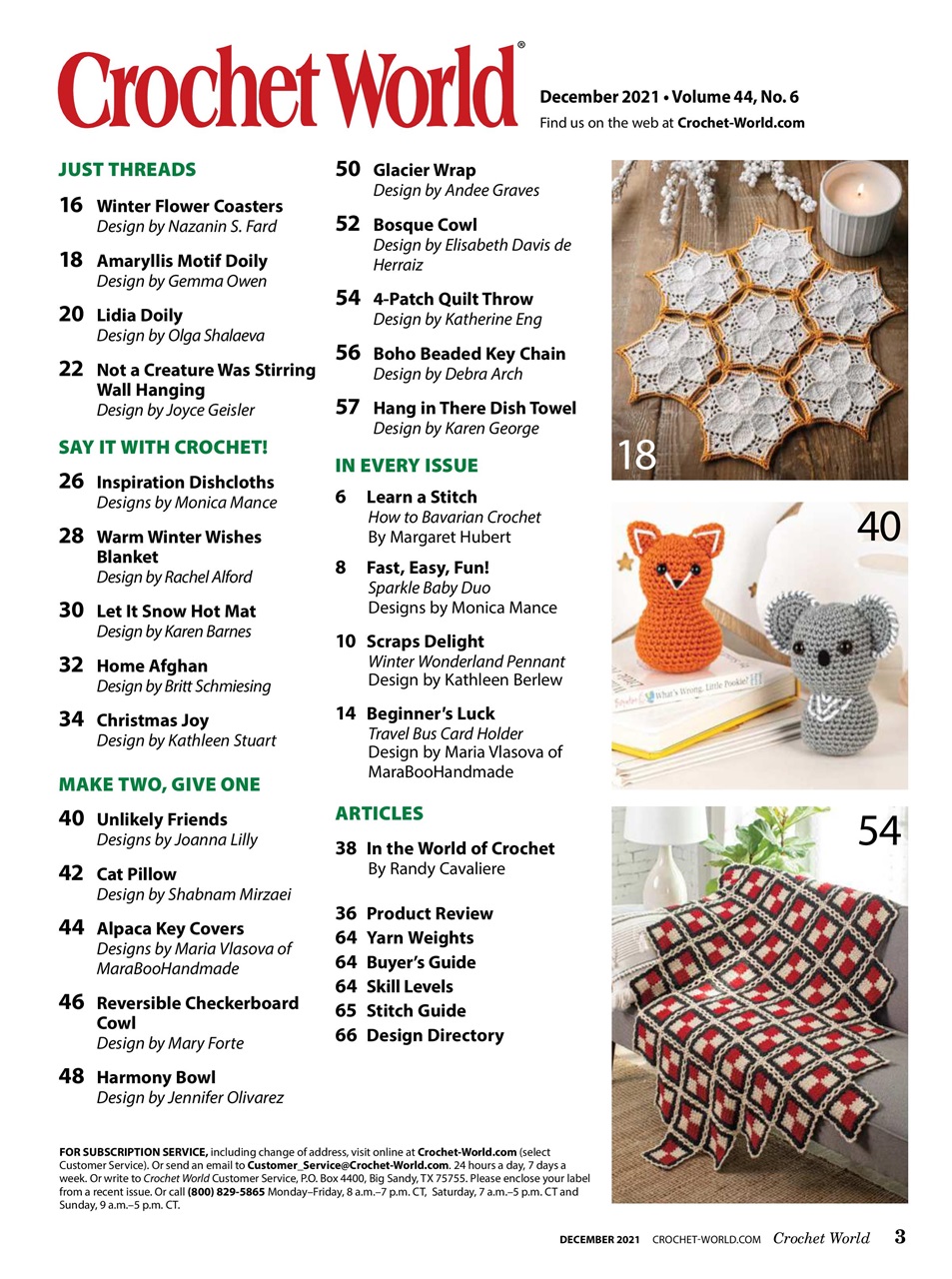 Crochet World Preview Pages