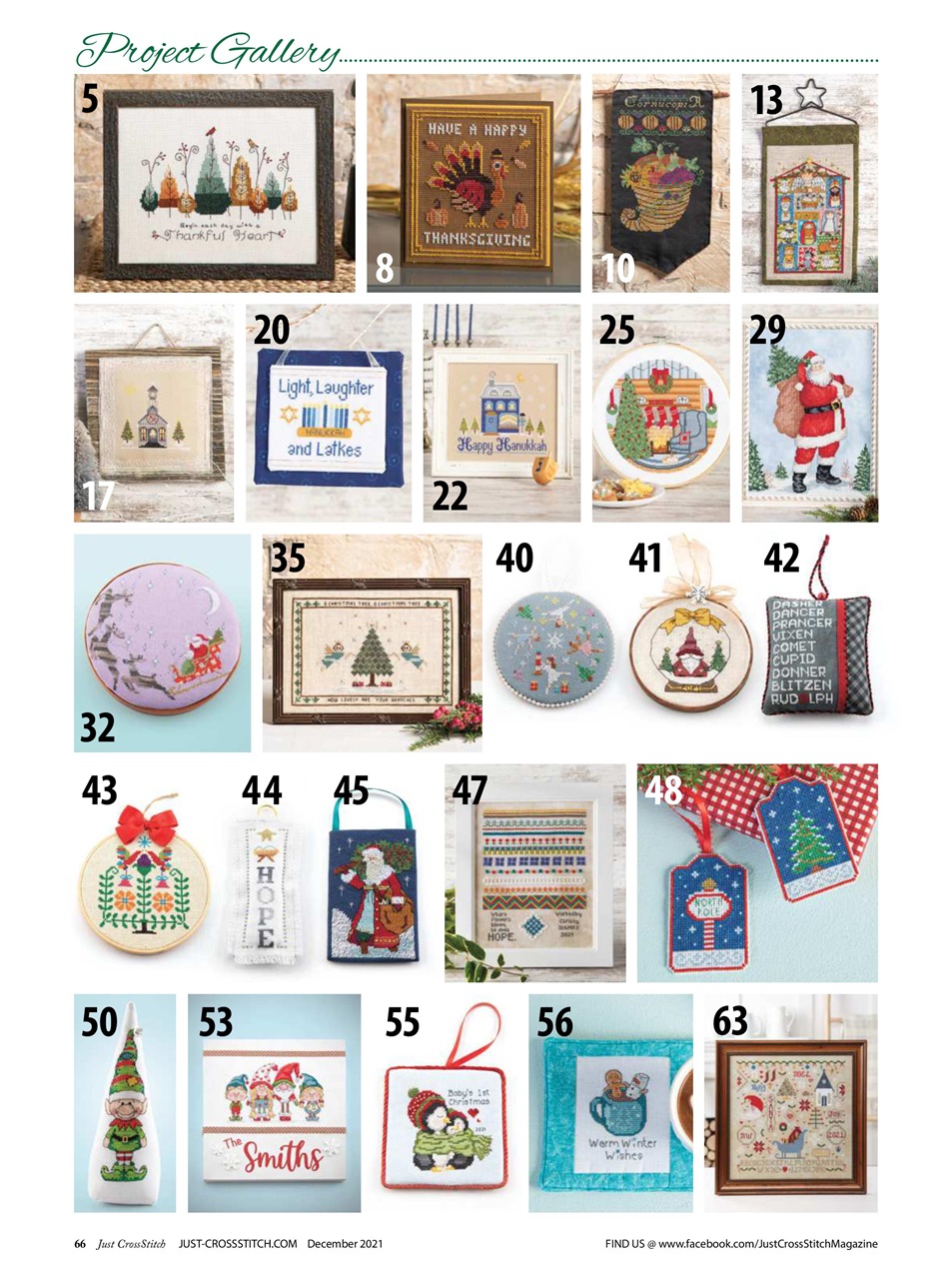 Just CrossStitch Preview Pages