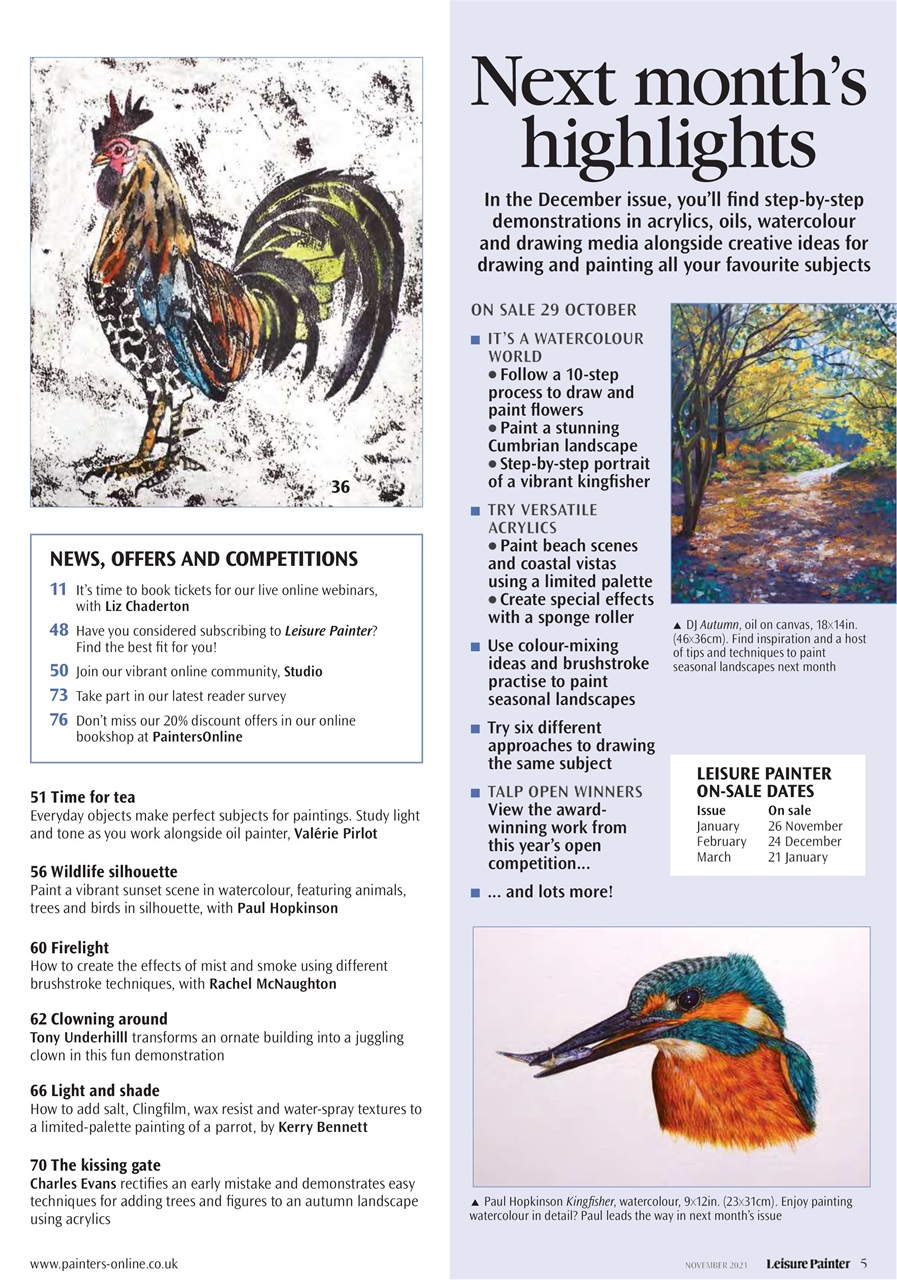 Leisure Painter & The Artist Preview Pages