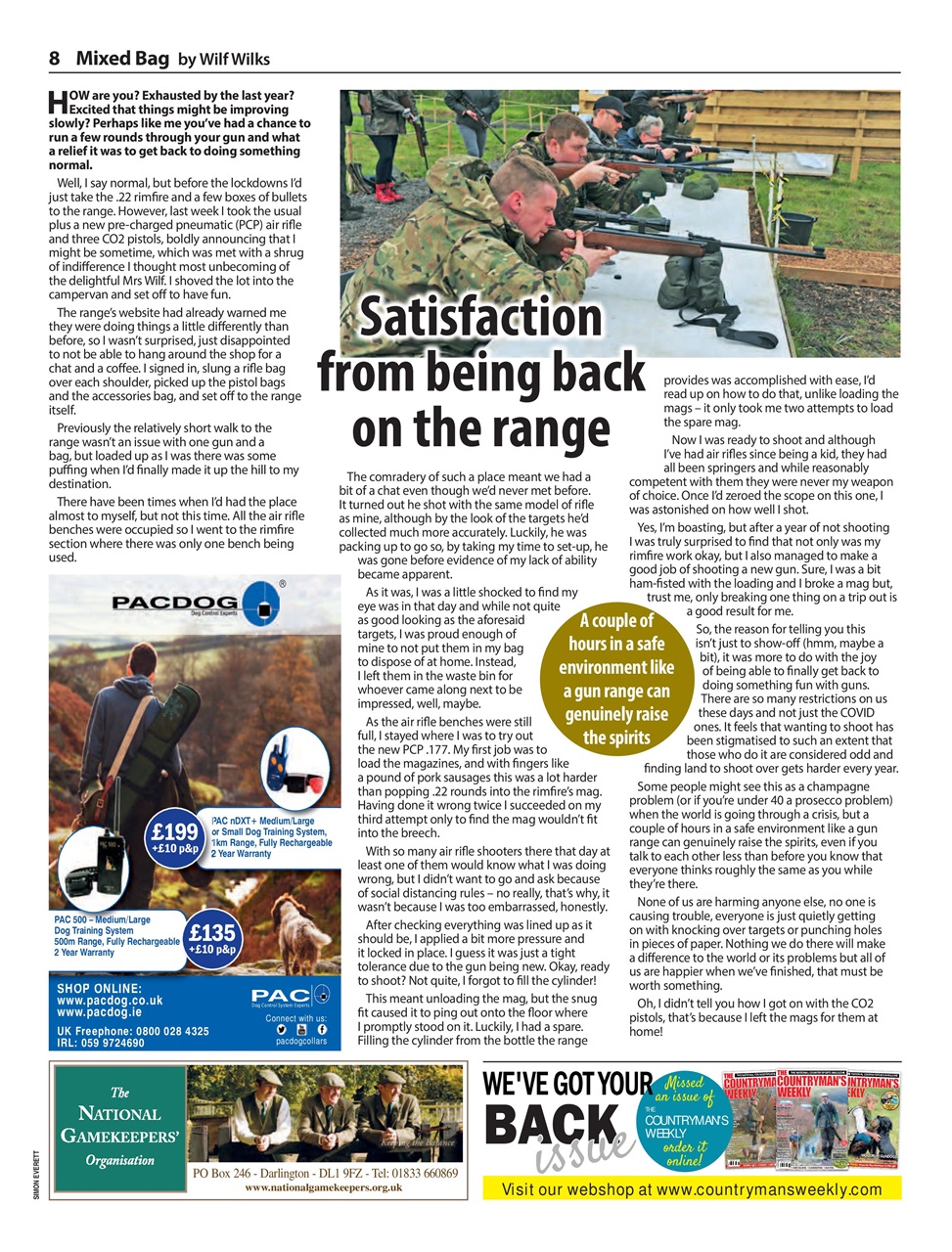 Countryman's Weekly Preview Pages