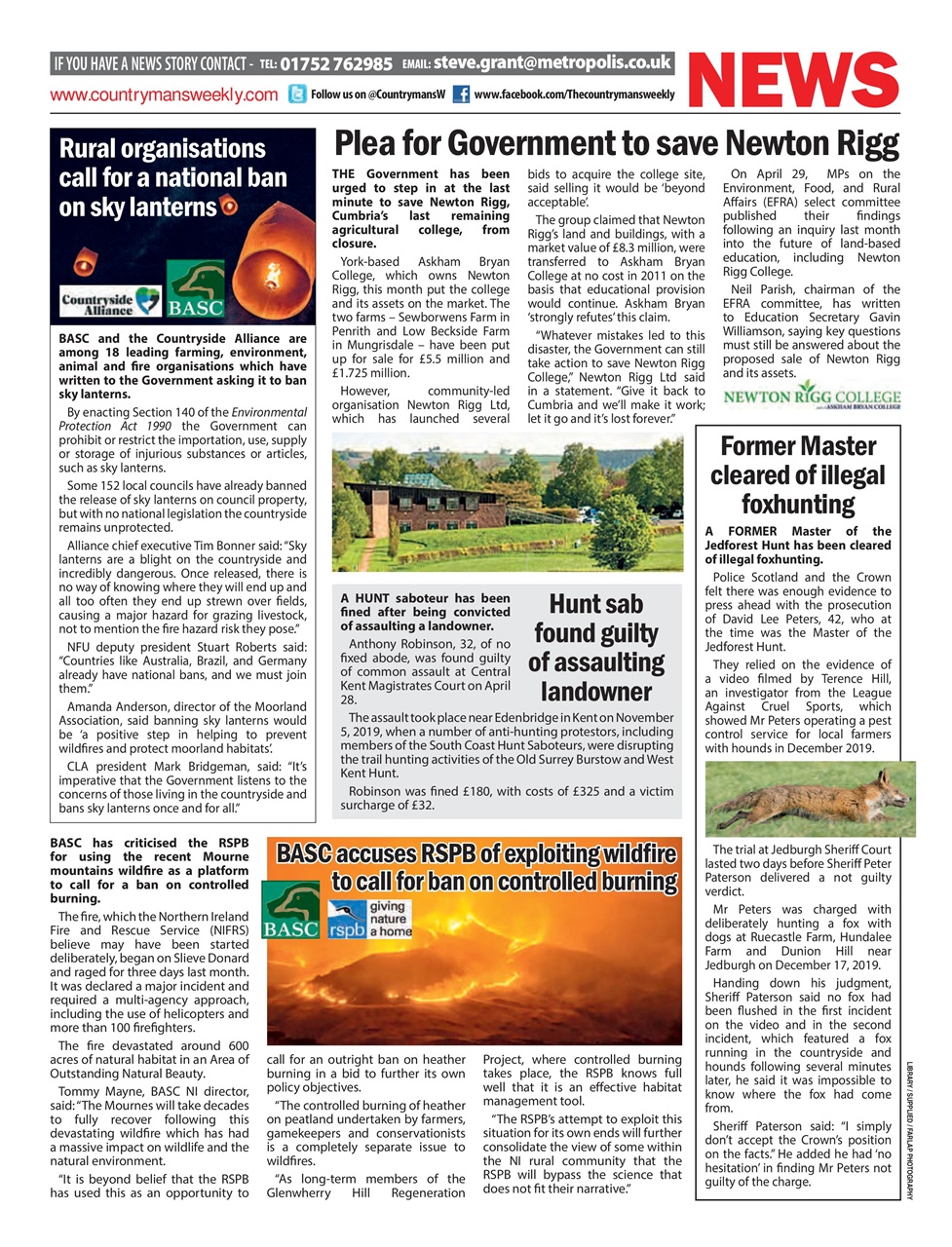 Countryman's Weekly Preview Pages