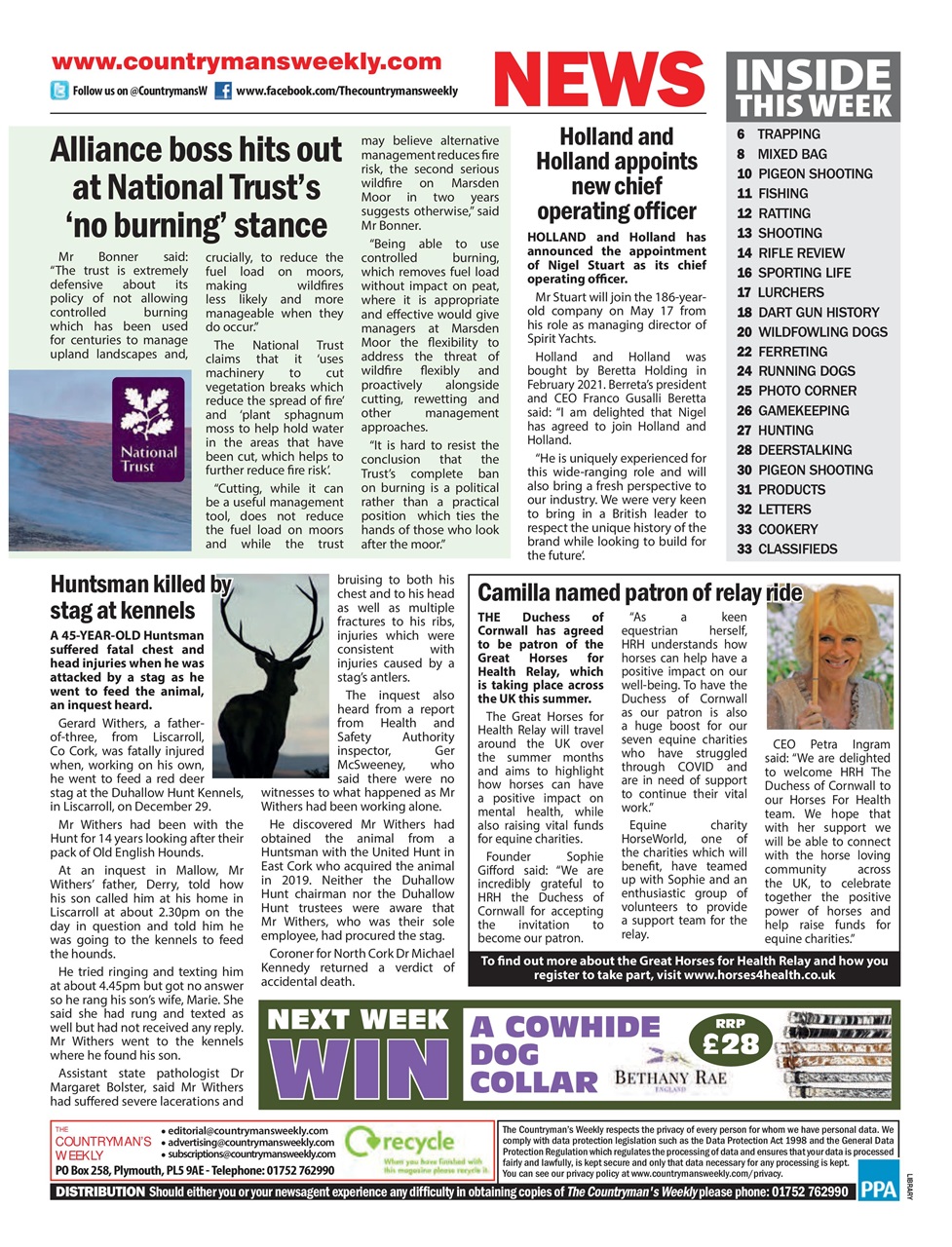 Countryman's Weekly Preview Pages
