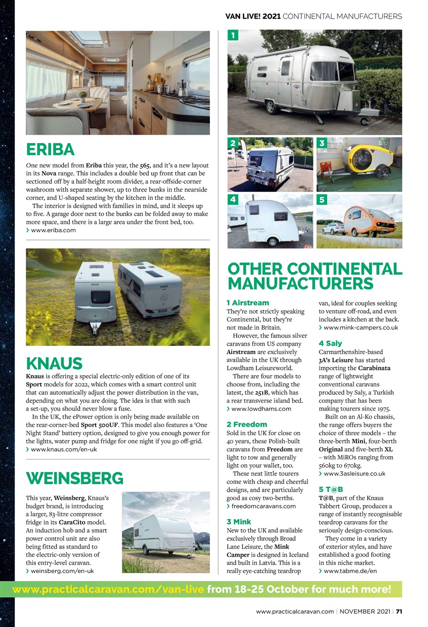 Practical Caravan Preview Pages