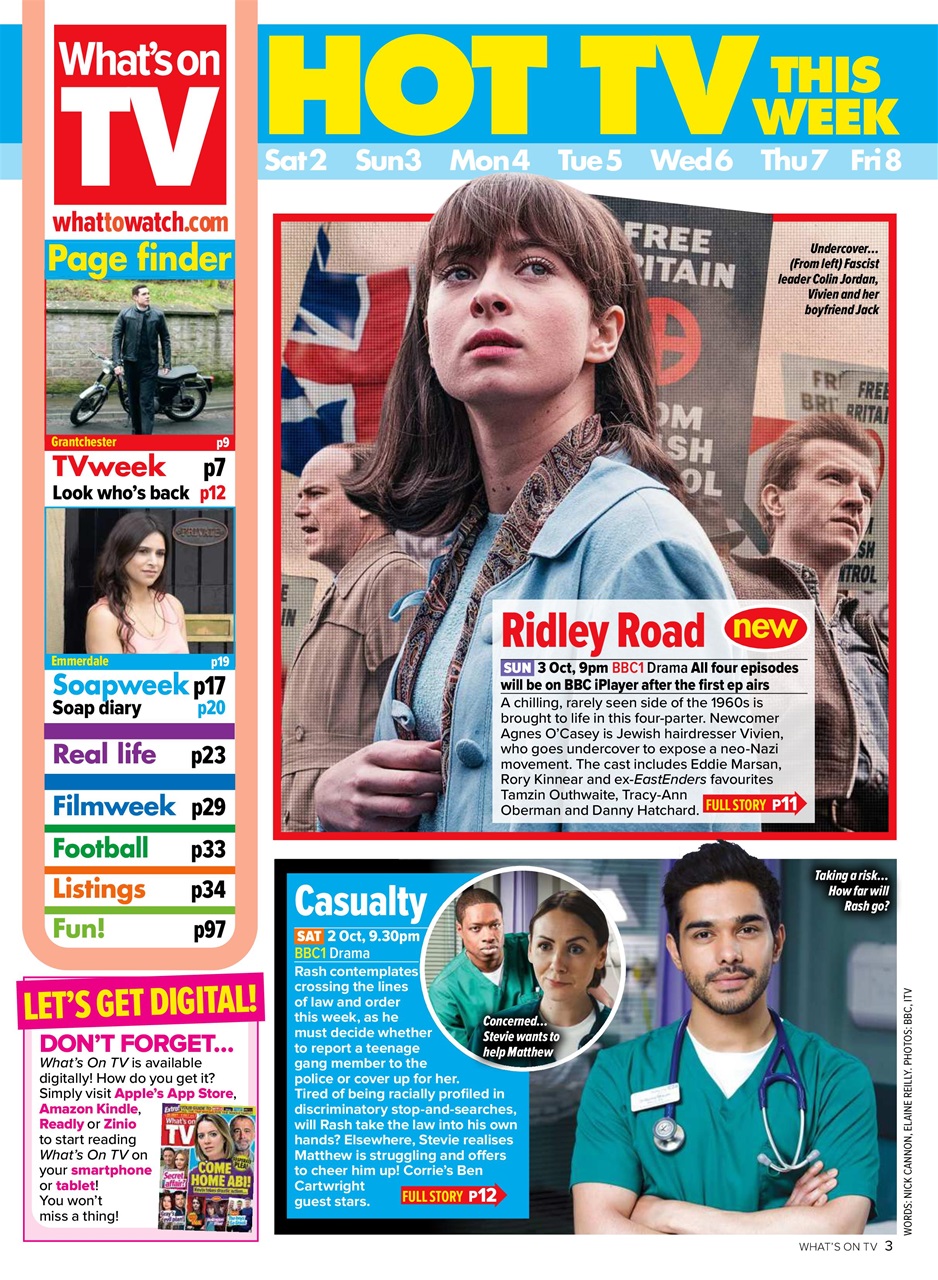 What's on TV Preview Pages