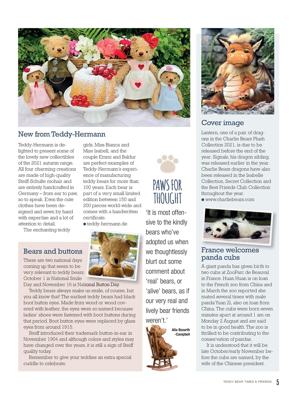 Teddy Bear Times Preview Pages