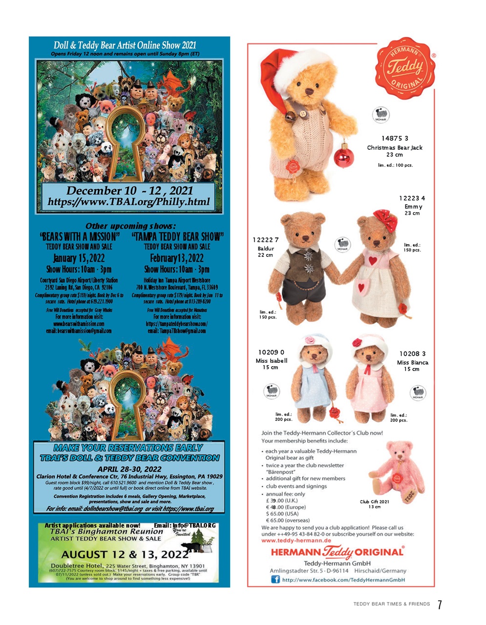 Teddy Bear Times Preview Pages