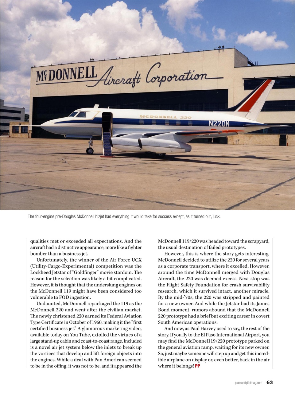 Plane & Pilot Preview Pages