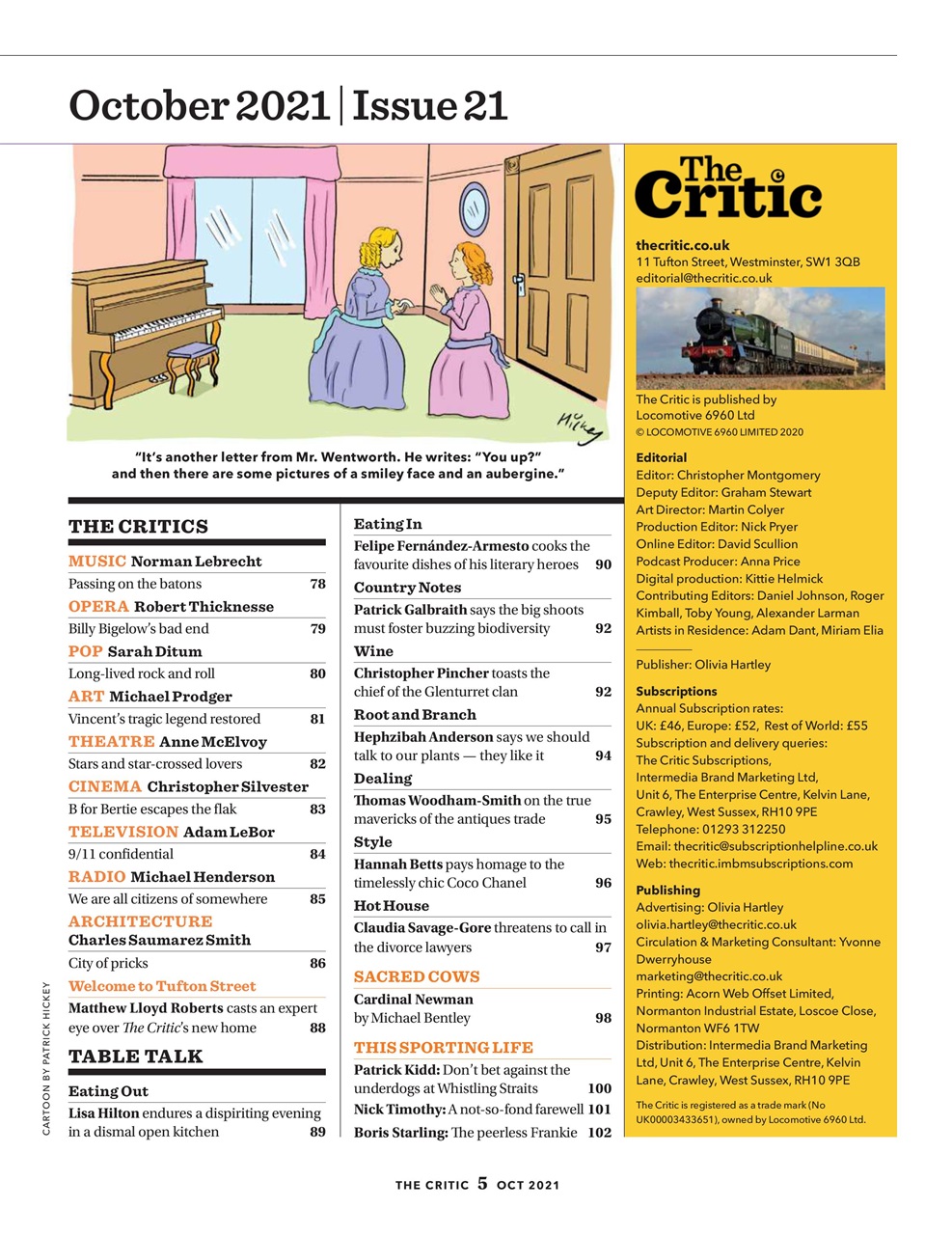 The Critic Preview Pages