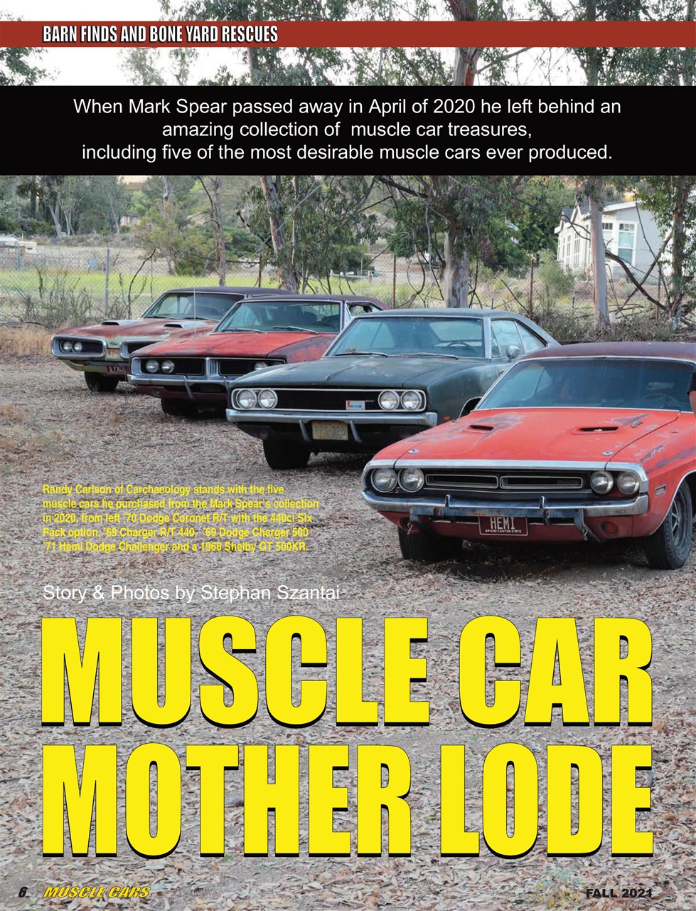 Muscle Cars Preview Pages