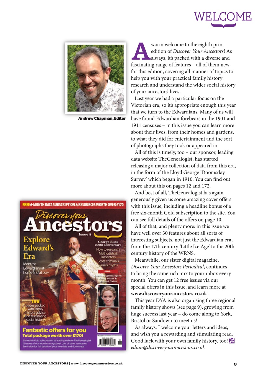 Discover Your Ancestors Preview Pages