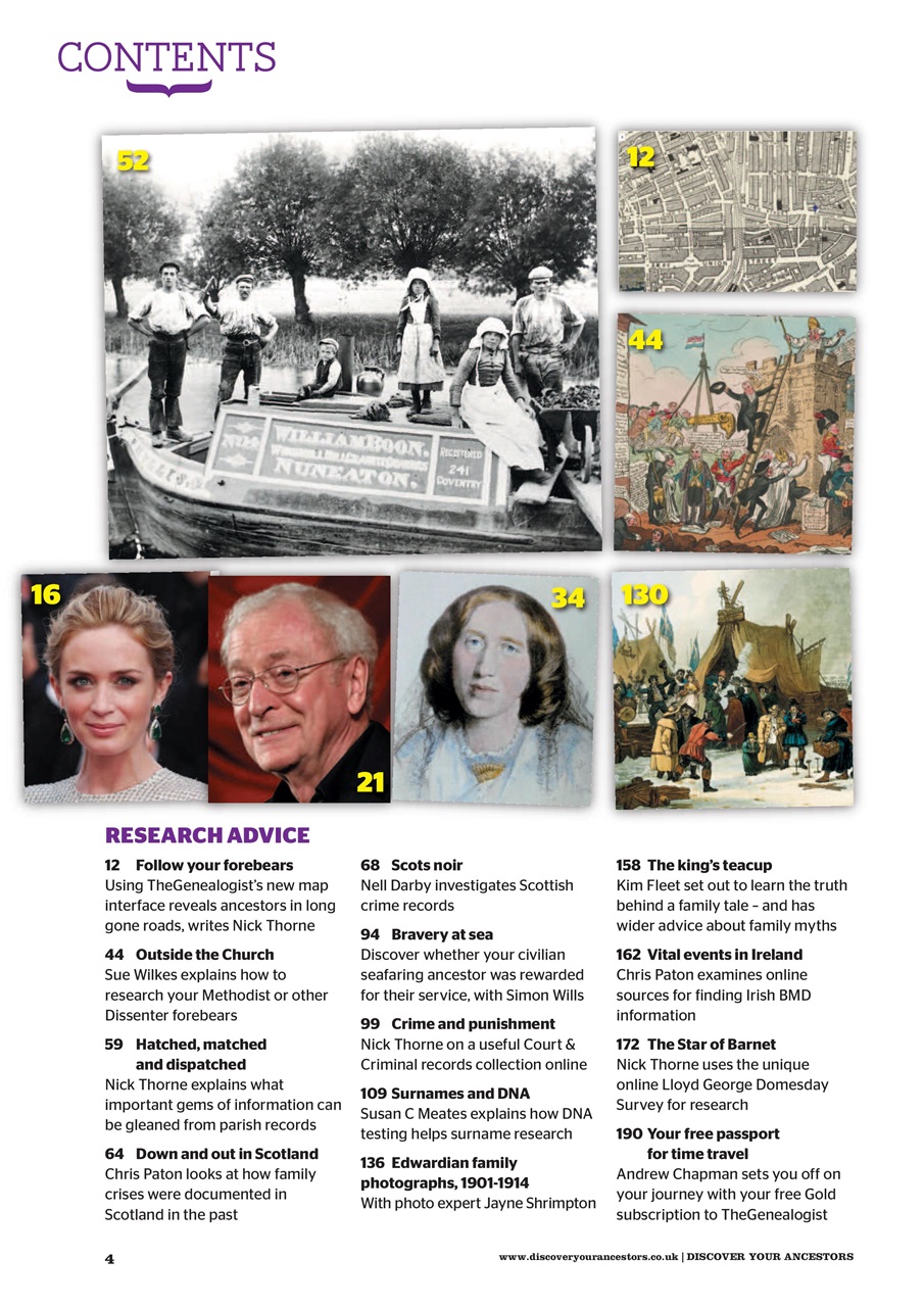 Discover Your Ancestors Preview Pages