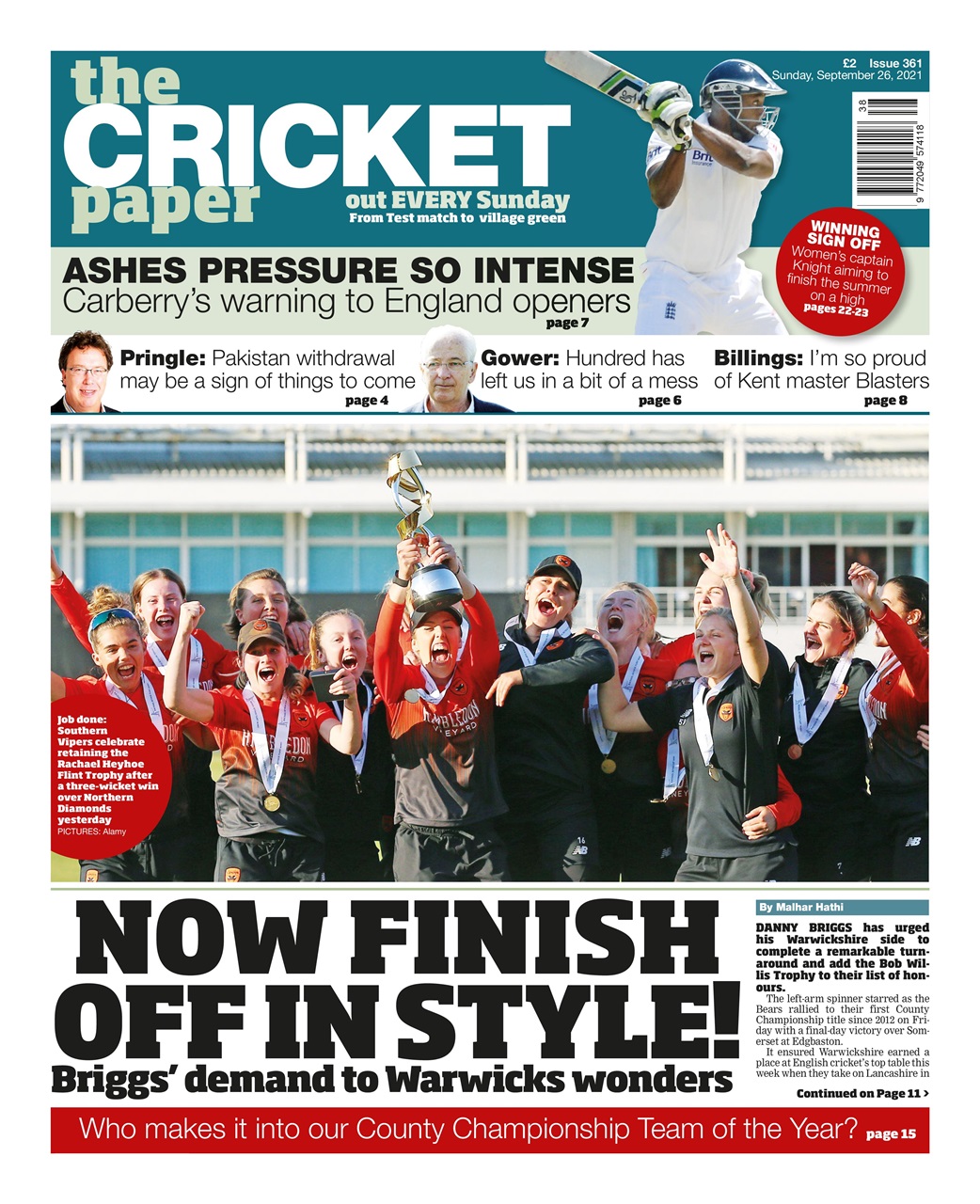 The Cricket Paper Preview Pages
