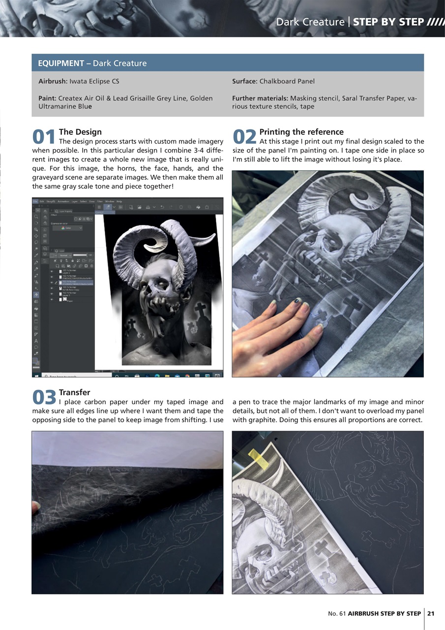 Airbrush Step by Step Preview Pages
