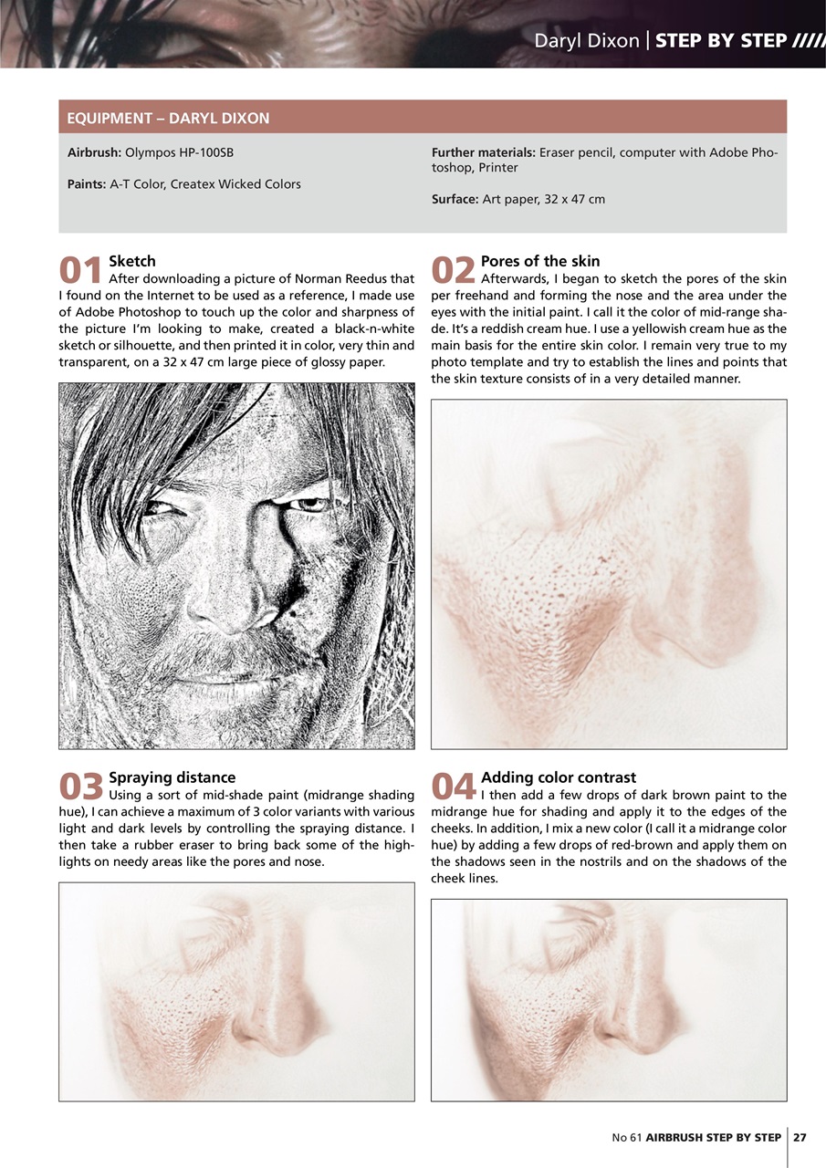 Airbrush Step by Step Preview Pages