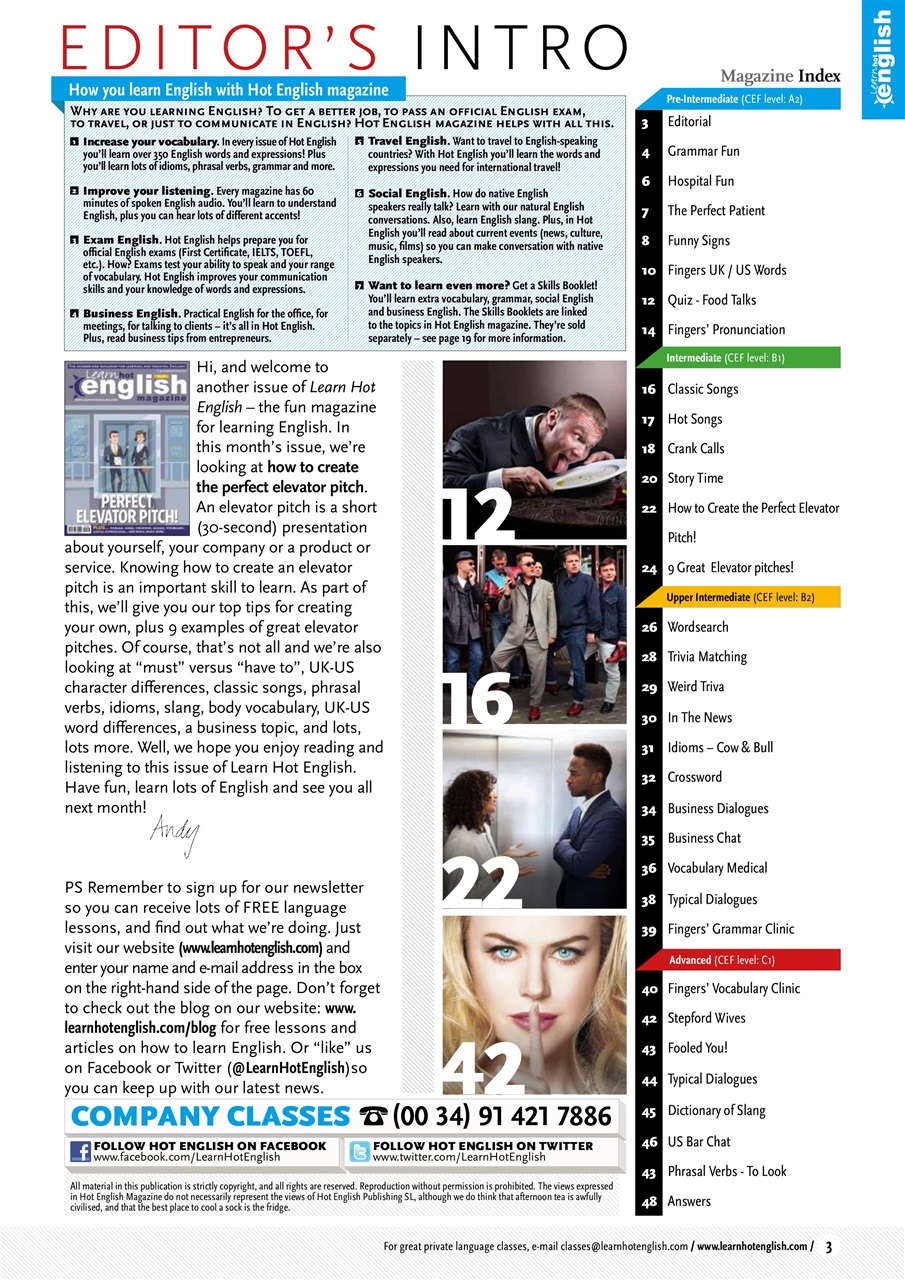 Learn Hot English Preview Pages