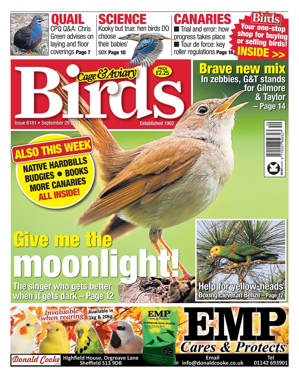 Cage & Aviary Birds Preview Pages