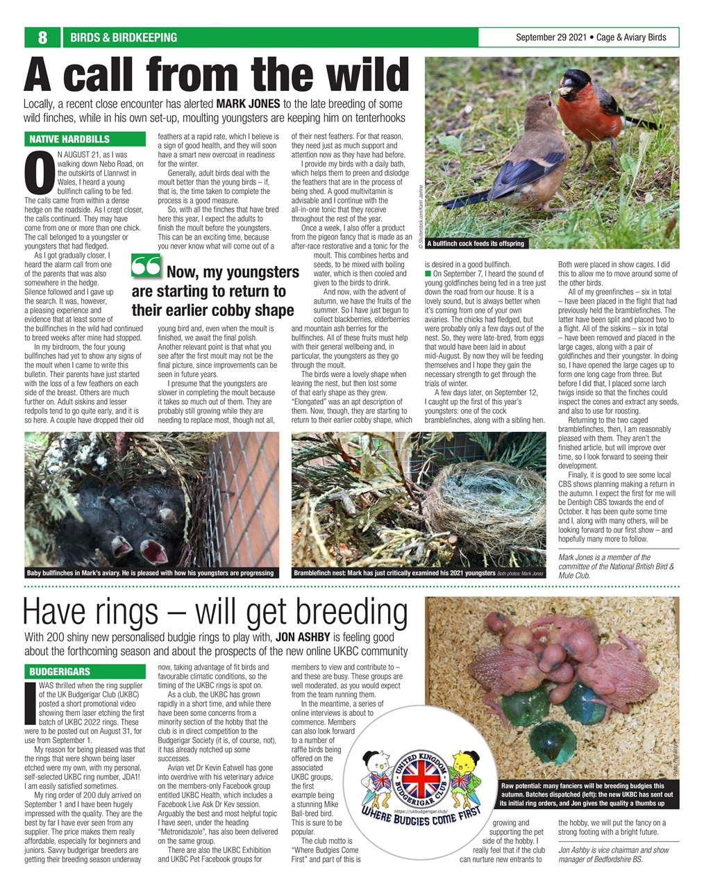 Cage & Aviary Birds Preview Pages