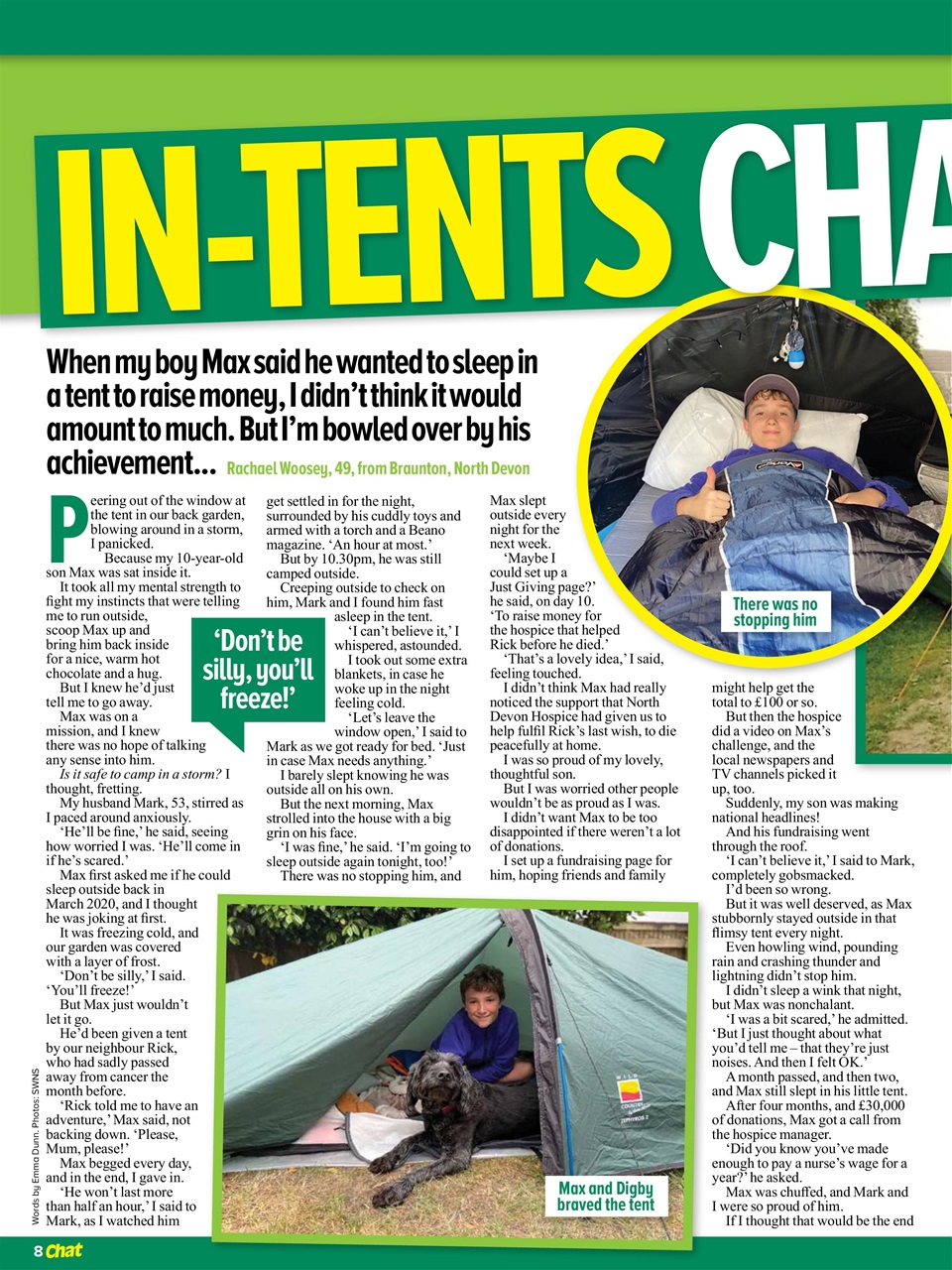 Chat Specials Preview Pages