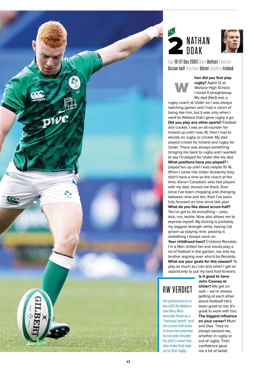 Rugby World Preview Pages
