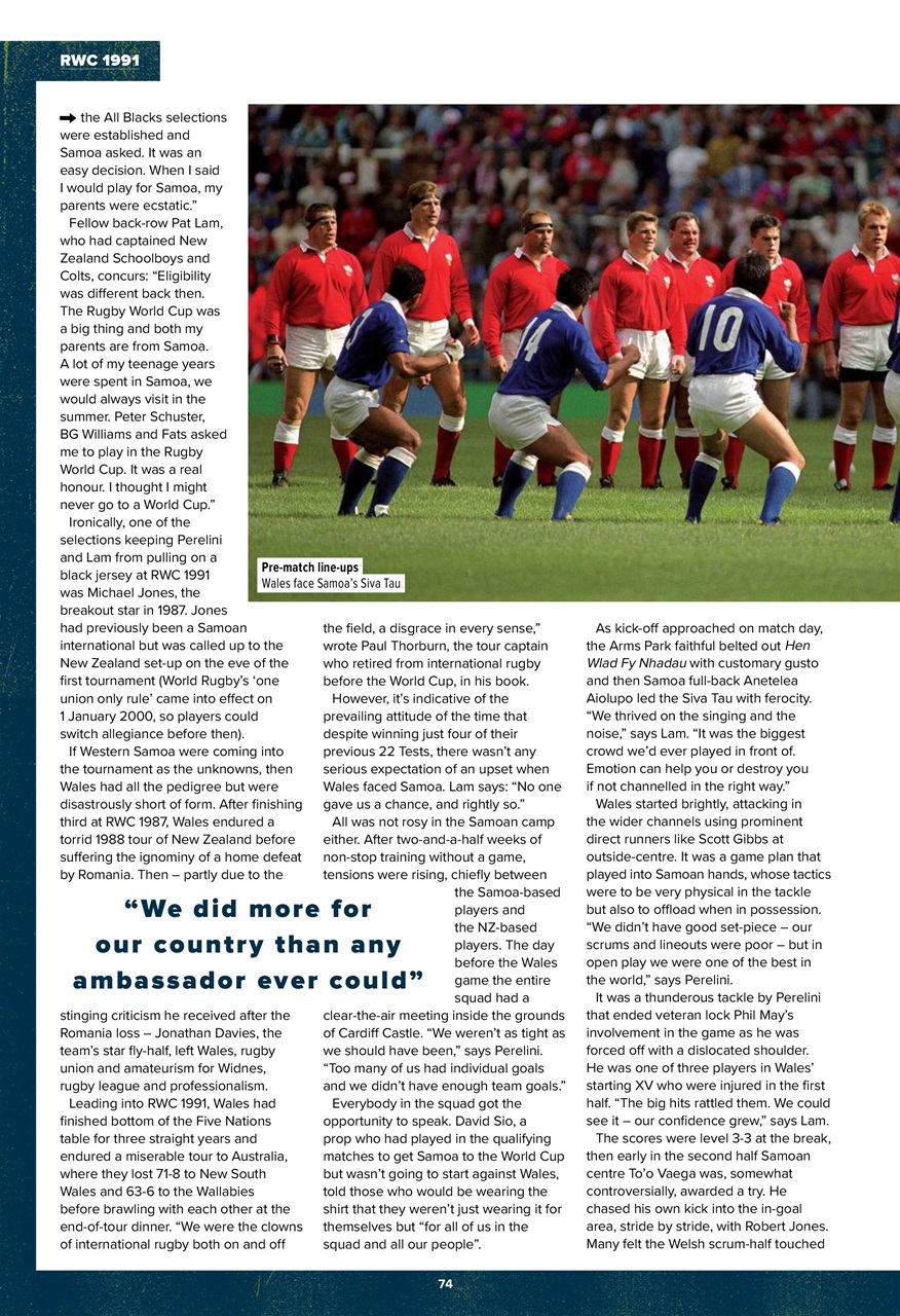 Rugby World Preview Pages