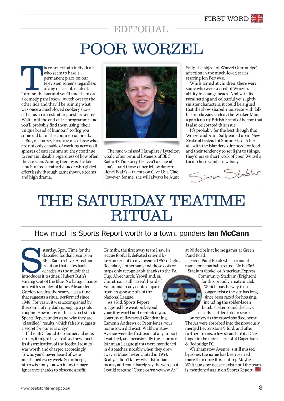 Best of British Preview Pages