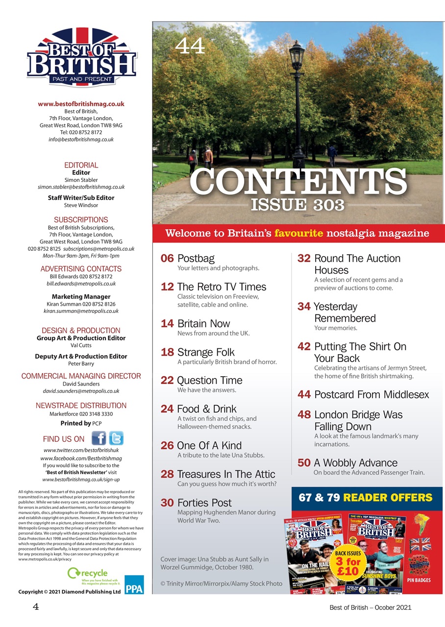 Best of British Preview Pages