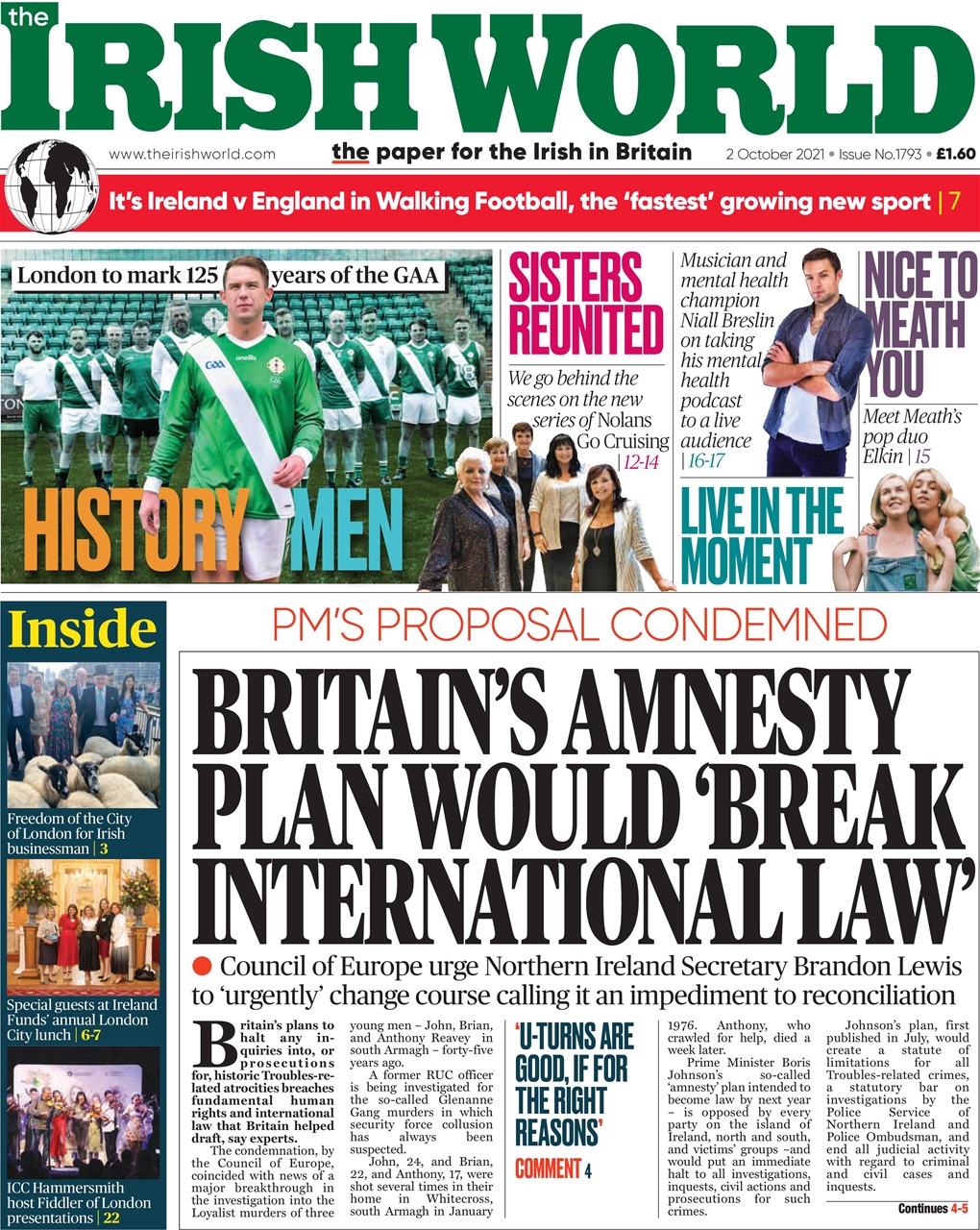 Irish World Preview Pages