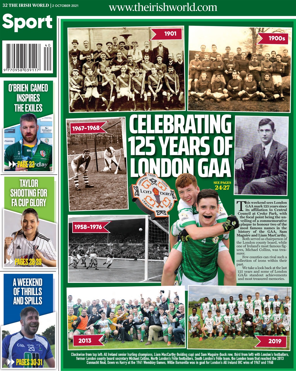 Irish World Preview Pages