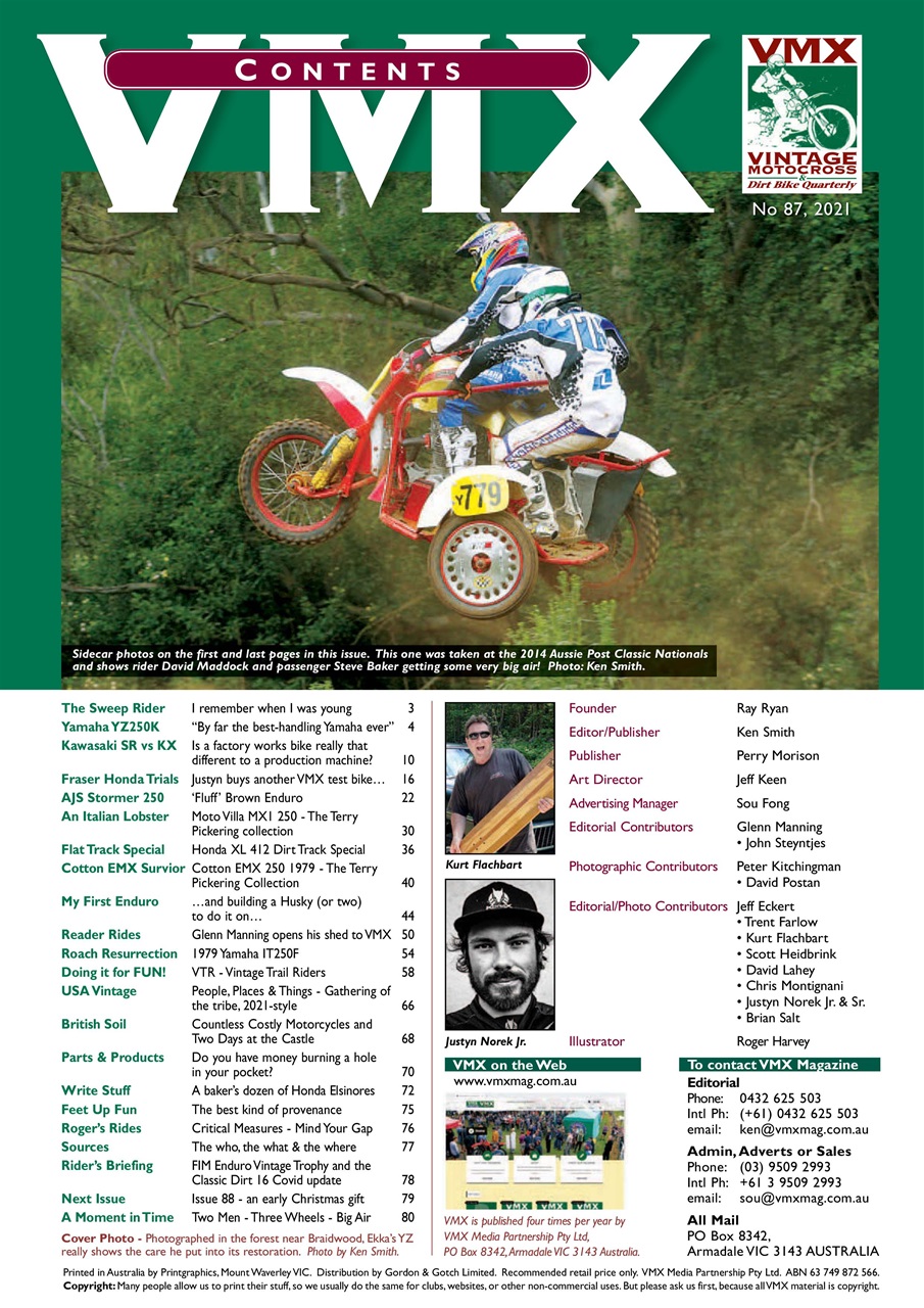 VMX Magazine Preview Pages