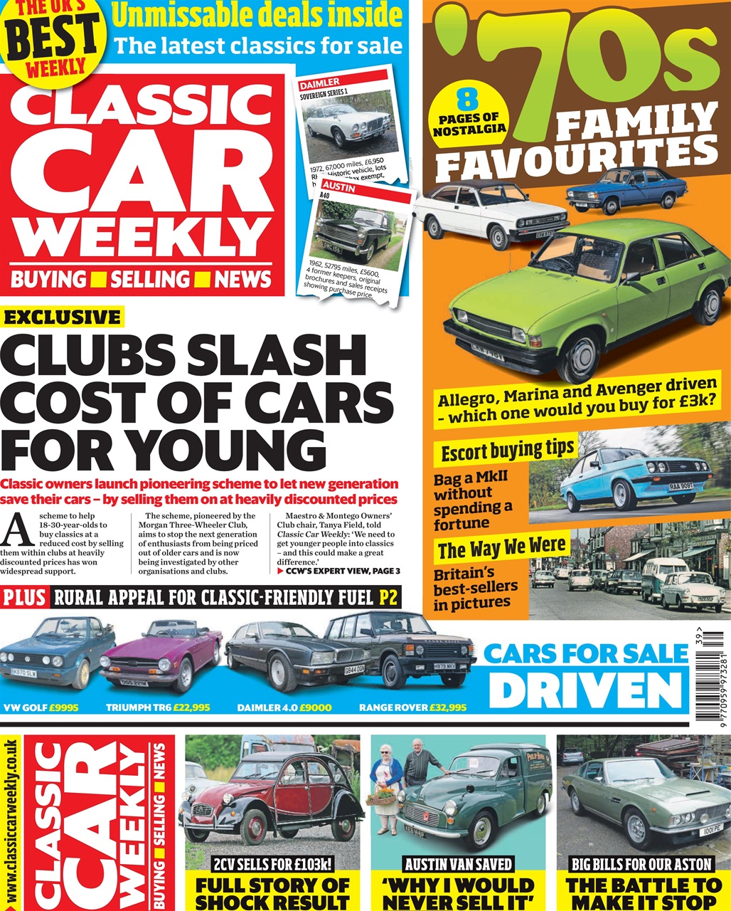 Classic Car Weekly Preview Pages