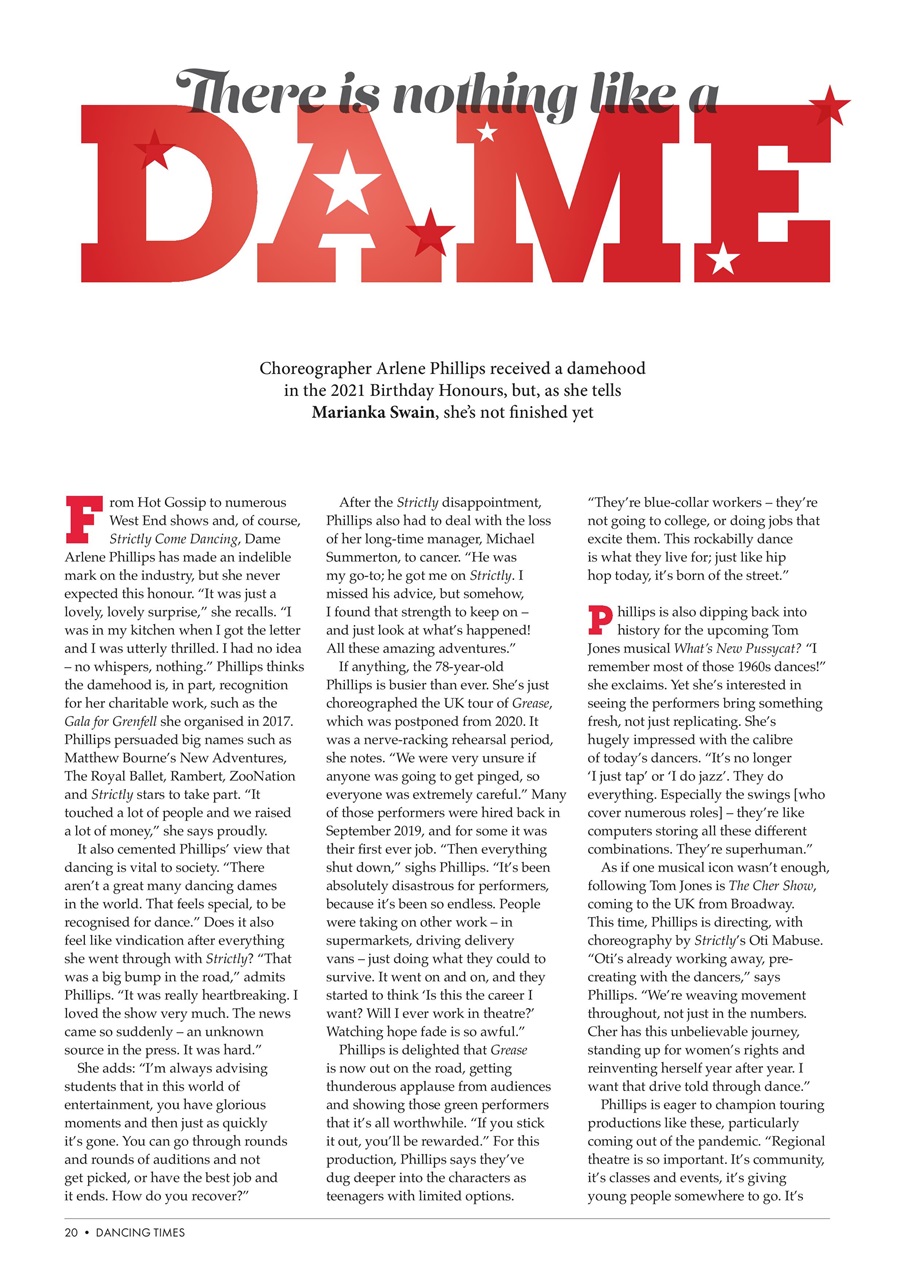 Dancing Times Preview Pages