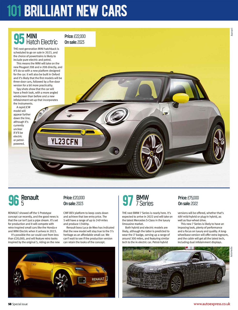 Auto Express Preview Pages