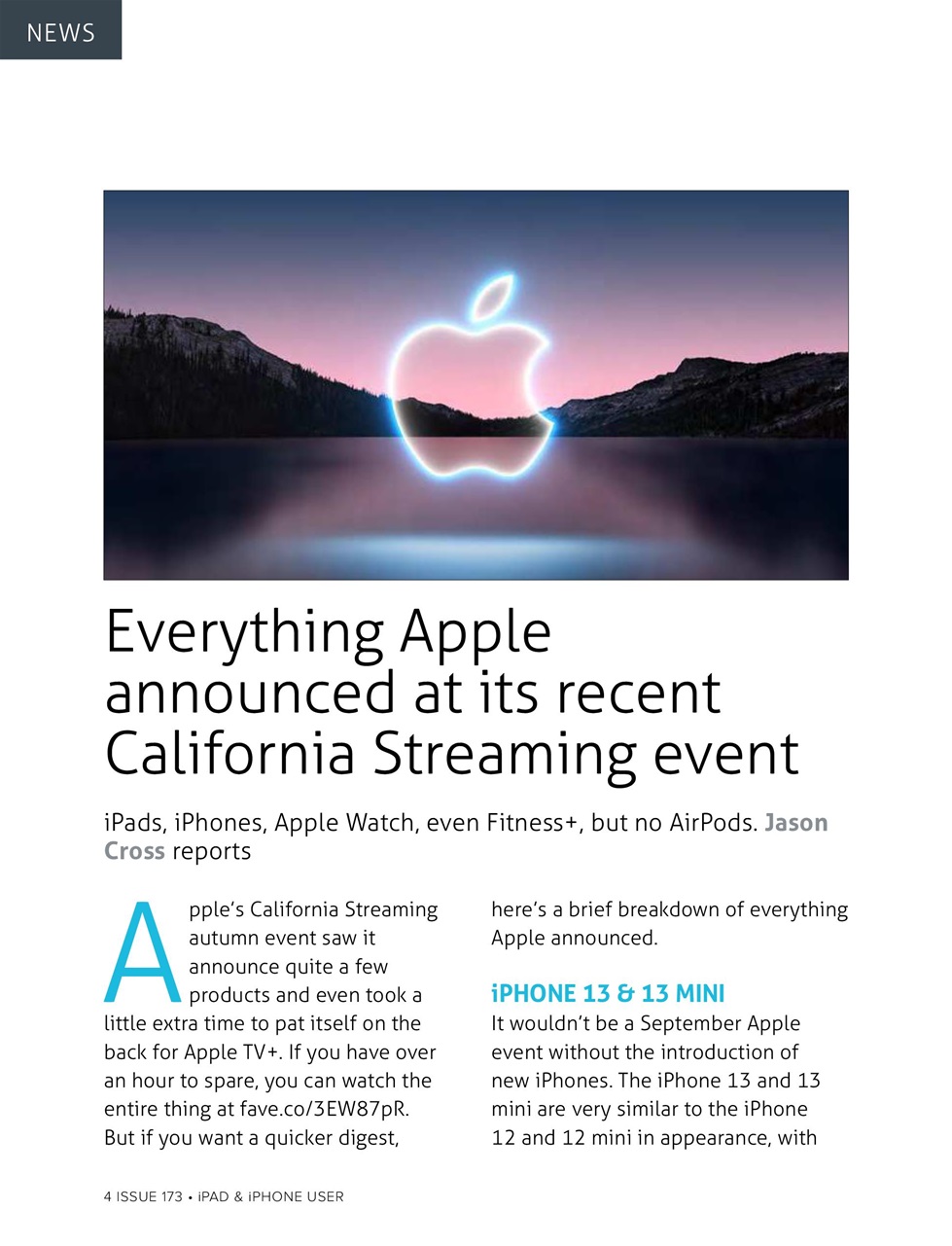 iPad and iPhone User Preview Pages